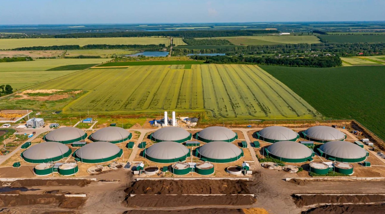 Rural farming community with sustainable agriculture practices